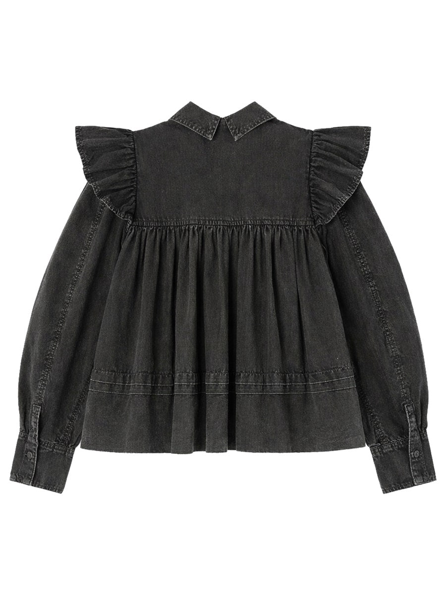 Ganni Women Blouse With Collar GANNI