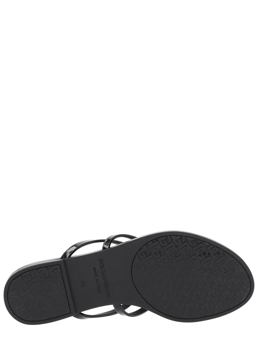 Dolce & Gabbana Women Slide With Logo DOLCE & GABBANA