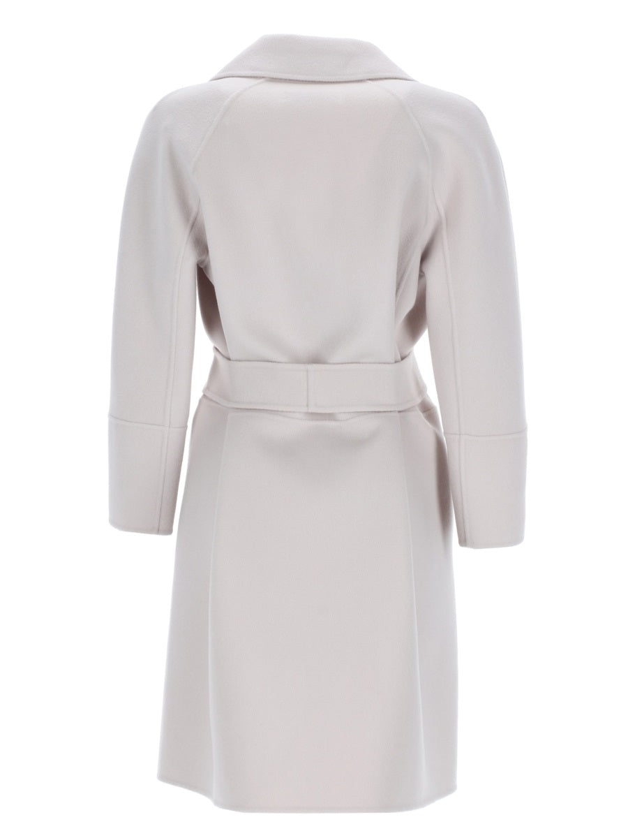 S Max Mara Women Wool Coat With Belt S MAX MARA