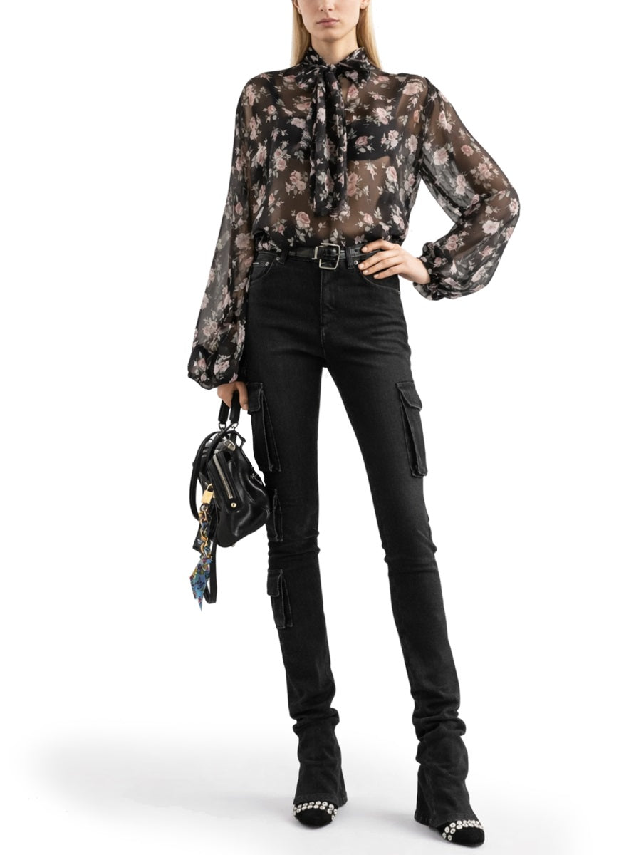 Dolce & Gabbana Women "Vintage Rose" Print Top