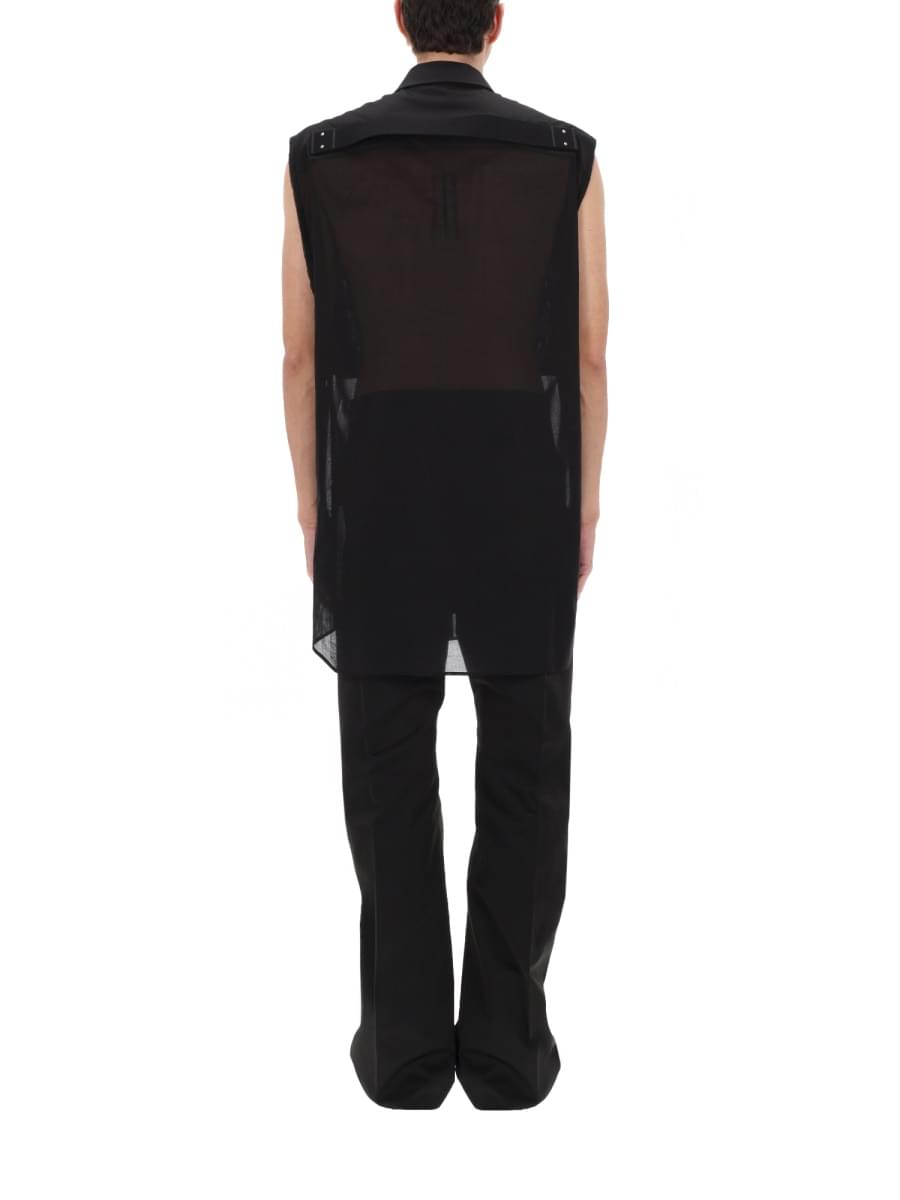 Rick Owens Men Sleeveless Shirt "Jumbo Sl" RICK OWENS