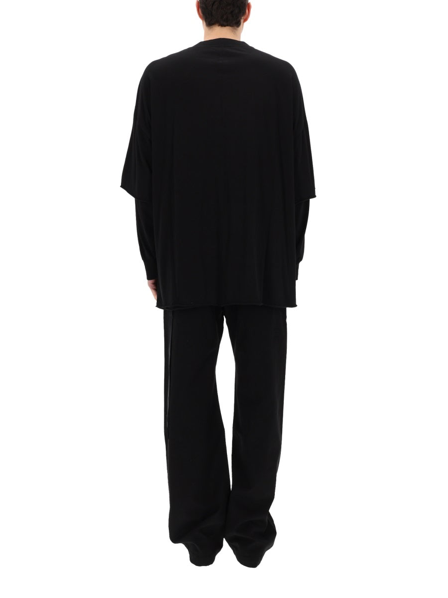Rick Owens Drkshdw Men "Tommy Hustler" T-Shirt RICK OWENS