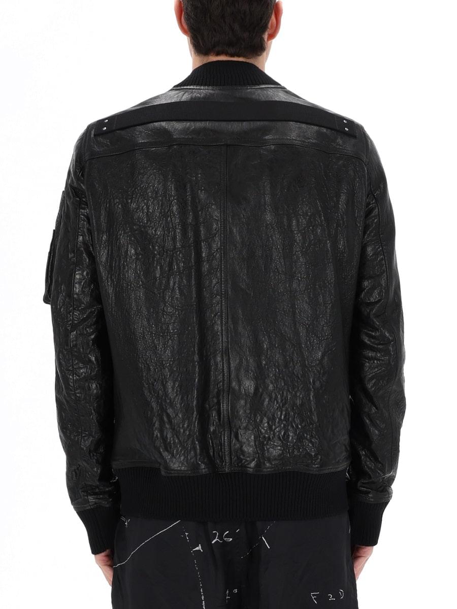 Rick Owens Men Bomber Jacket "Classic Flight" RICK OWENS