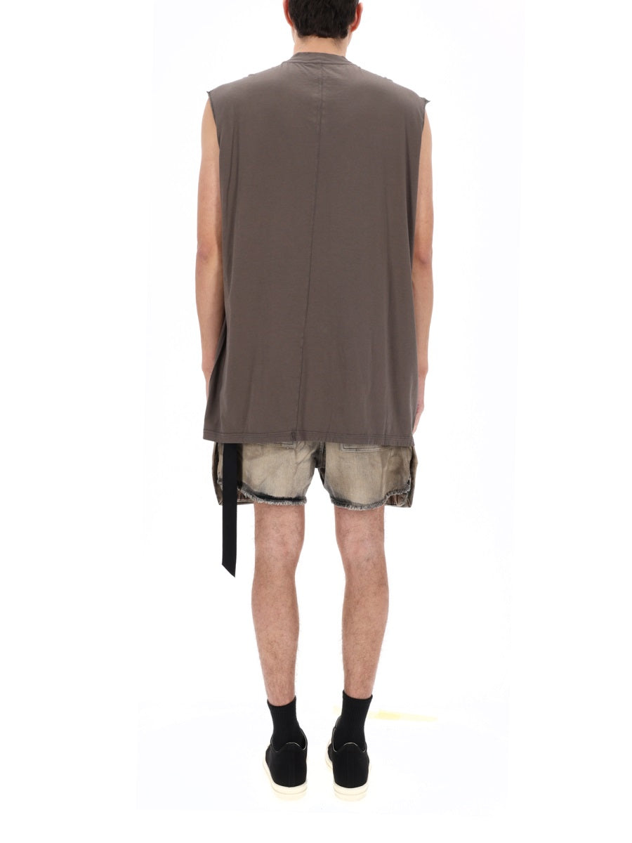 Rick Owens Drkshdw Men "Tarp-T" T-Shirt RICK OWENS