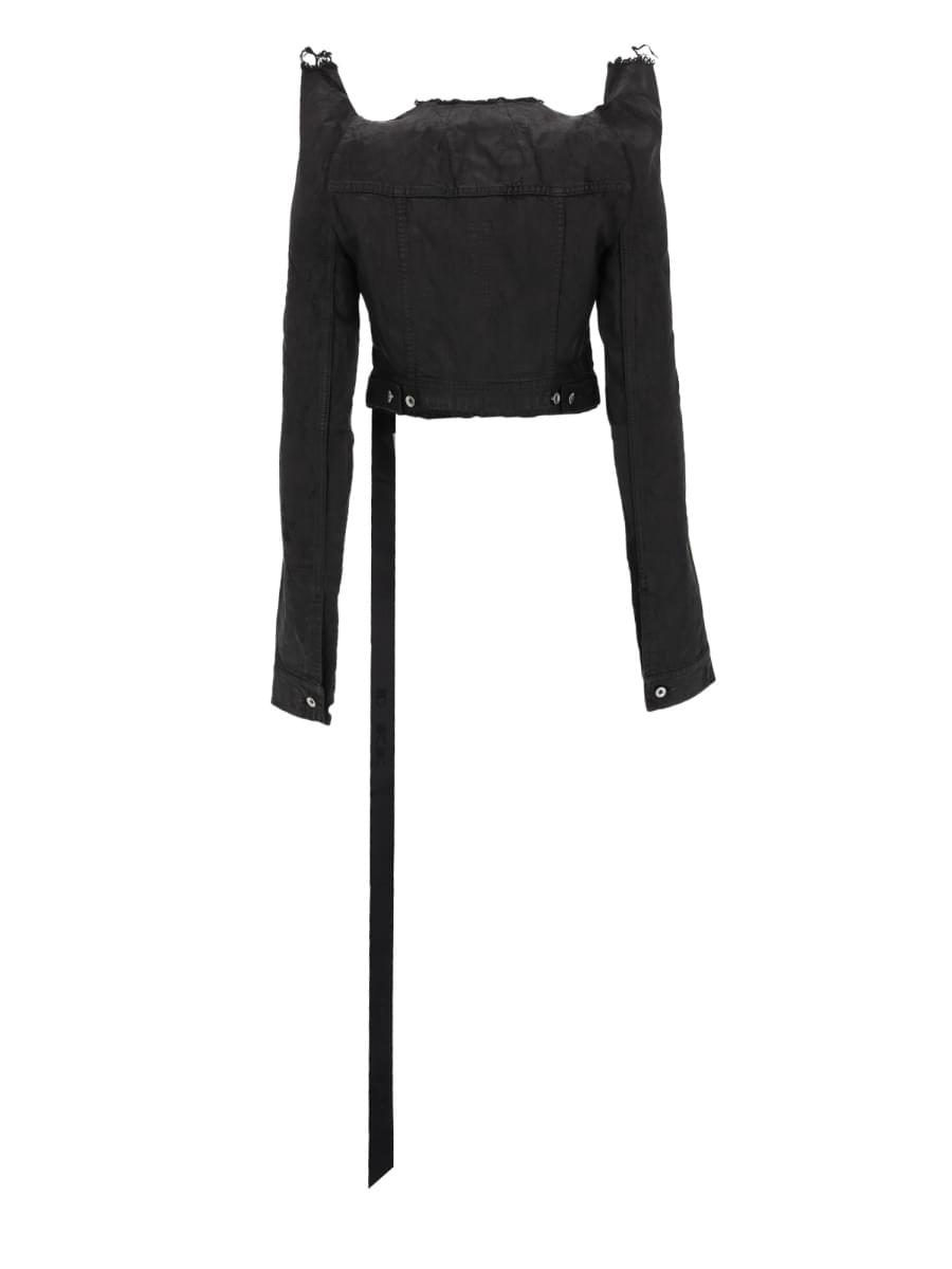 Rick Owens Drkshdw Women "Tec Trucker" Denim Jacket RICK OWENS