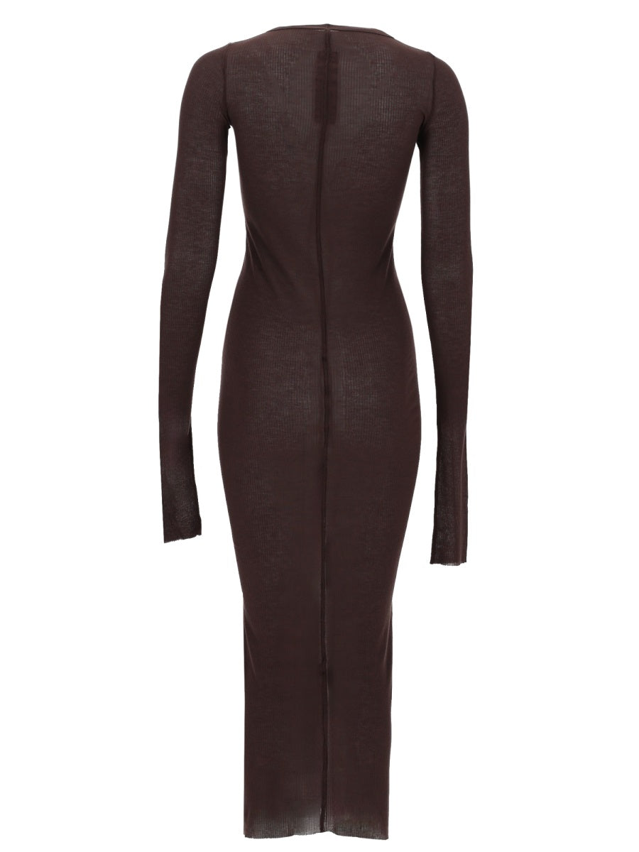 Rick Owens Women Long-Sleeved Midi Dress RICK OWENS