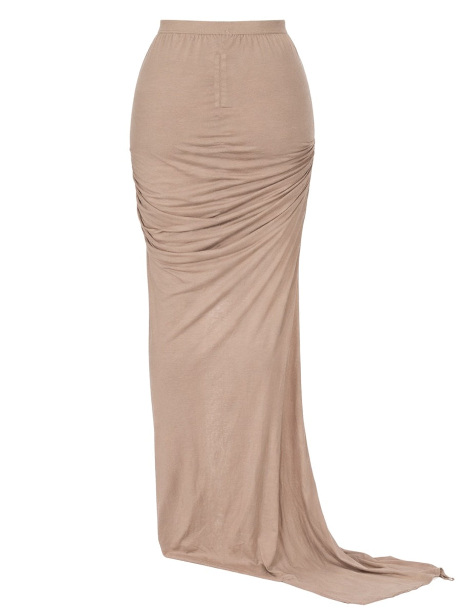 Rick Owens Drkshdw Women Long Skirt With Slit RICK OWENS