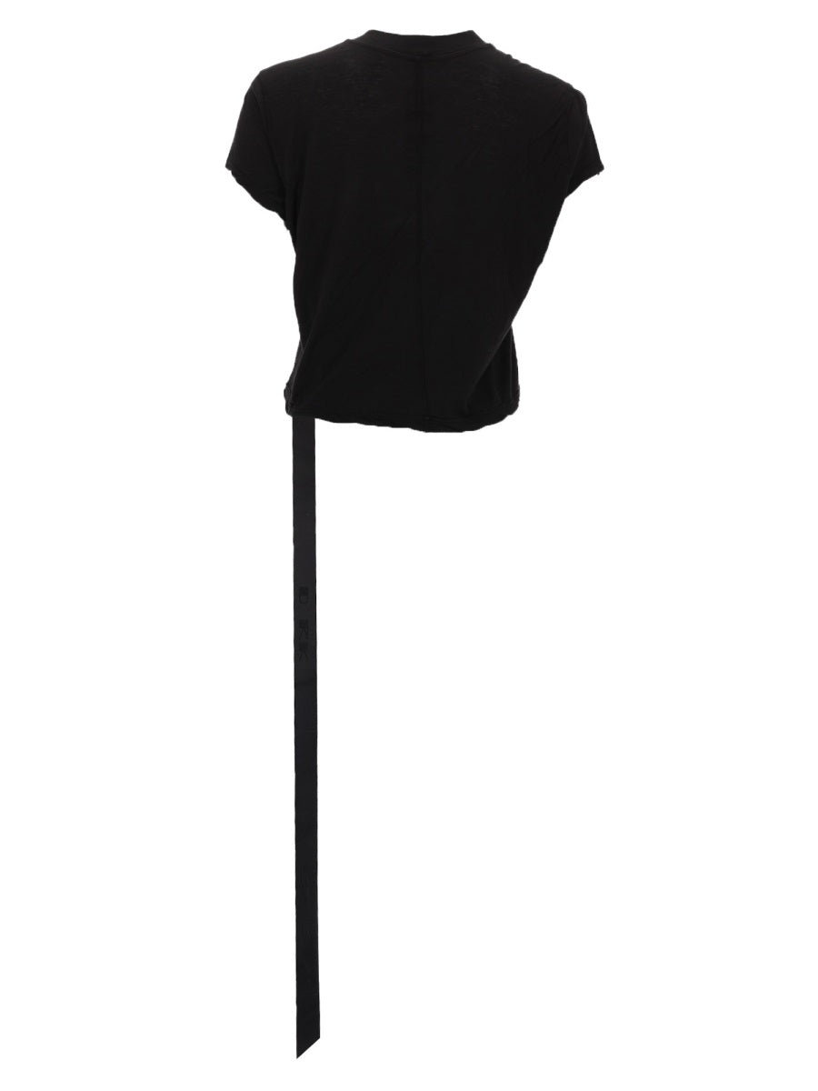 Rick Owens Drkshdw Women "Cropped Small Level T" T-Shirt RICK OWENS
