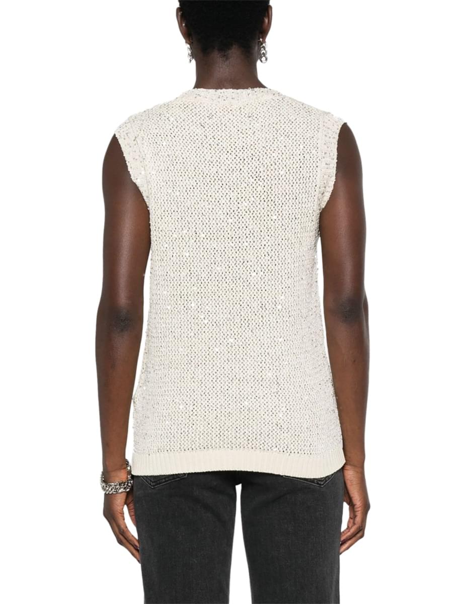 Golden Goose Women "Melyssa" Top With Sequins GOLDEN GOOSE
