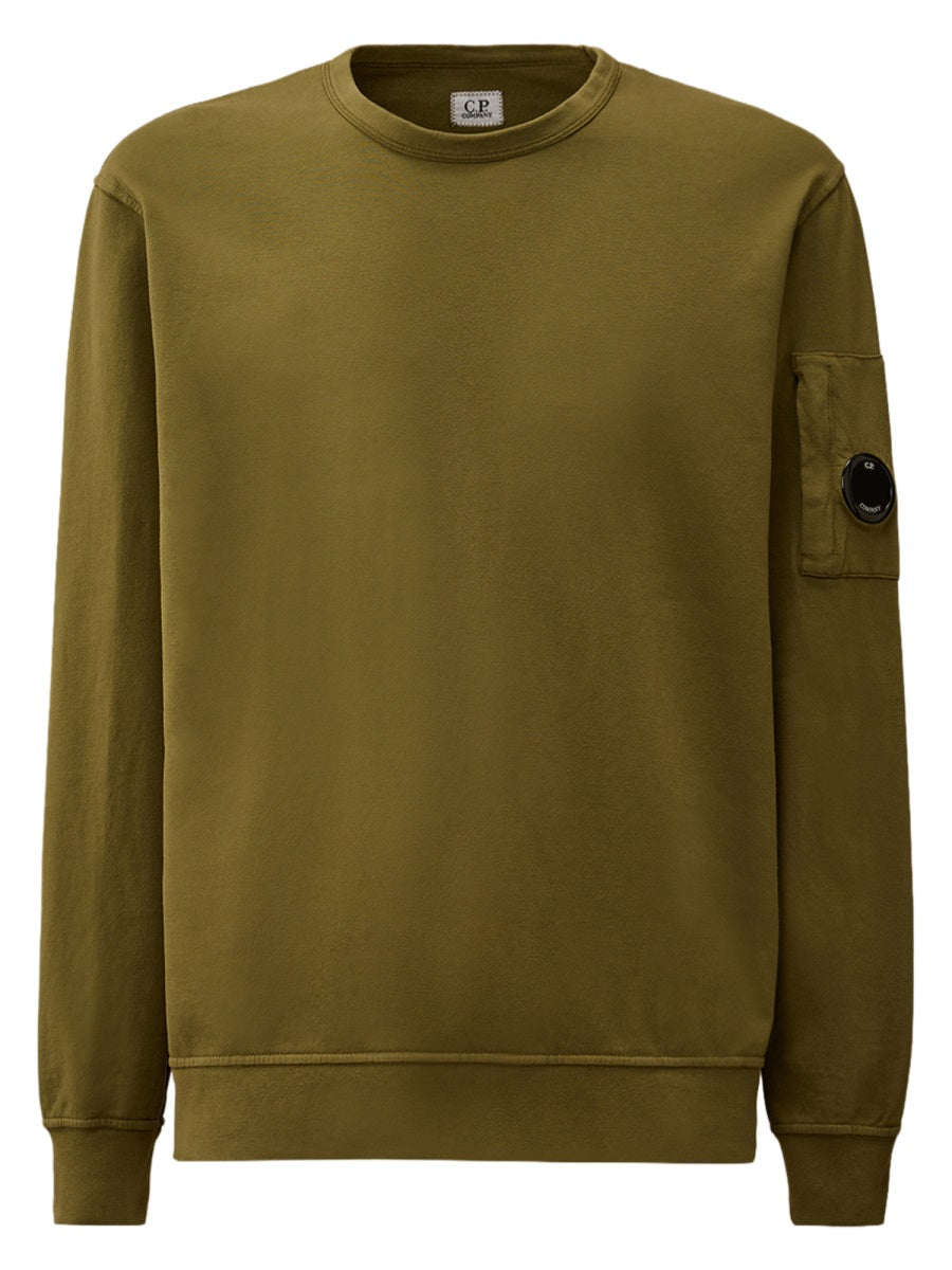 C.P. Company Men Felpa Con Patch Logo