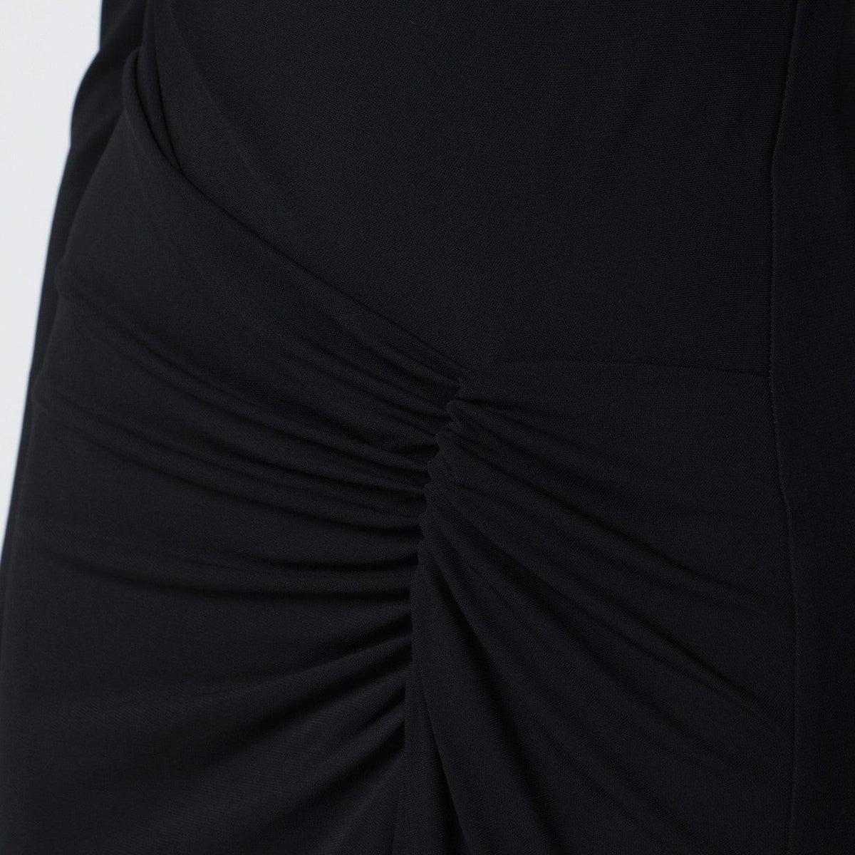 Simkhai Ferrera Dress In Black Draped Jersey Women Women SIMKHAI