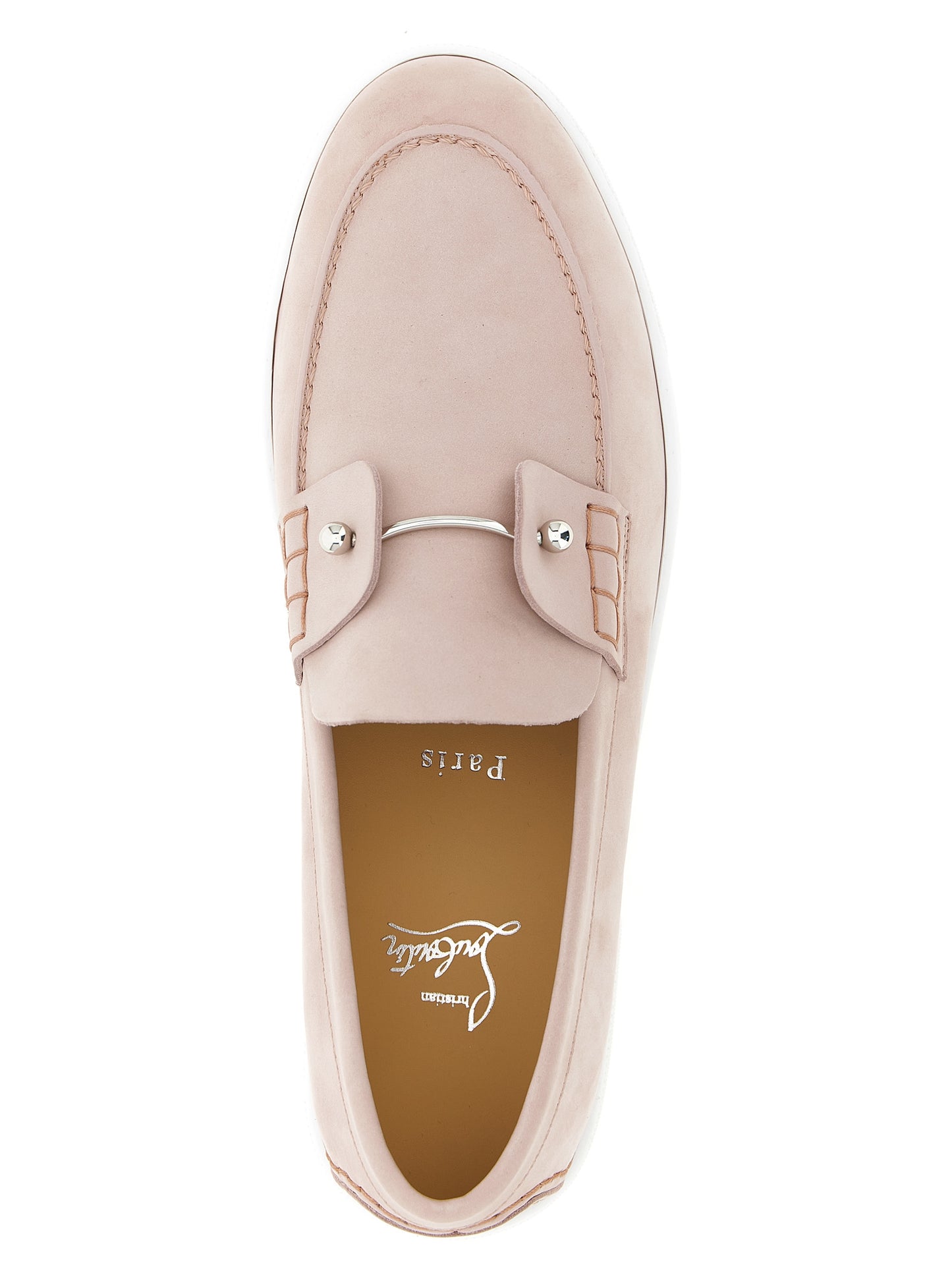 Christian Louboutin Women Loafers With 'Chambeliboat' Metal Detail CHRISTIAN LOUBOUTIN