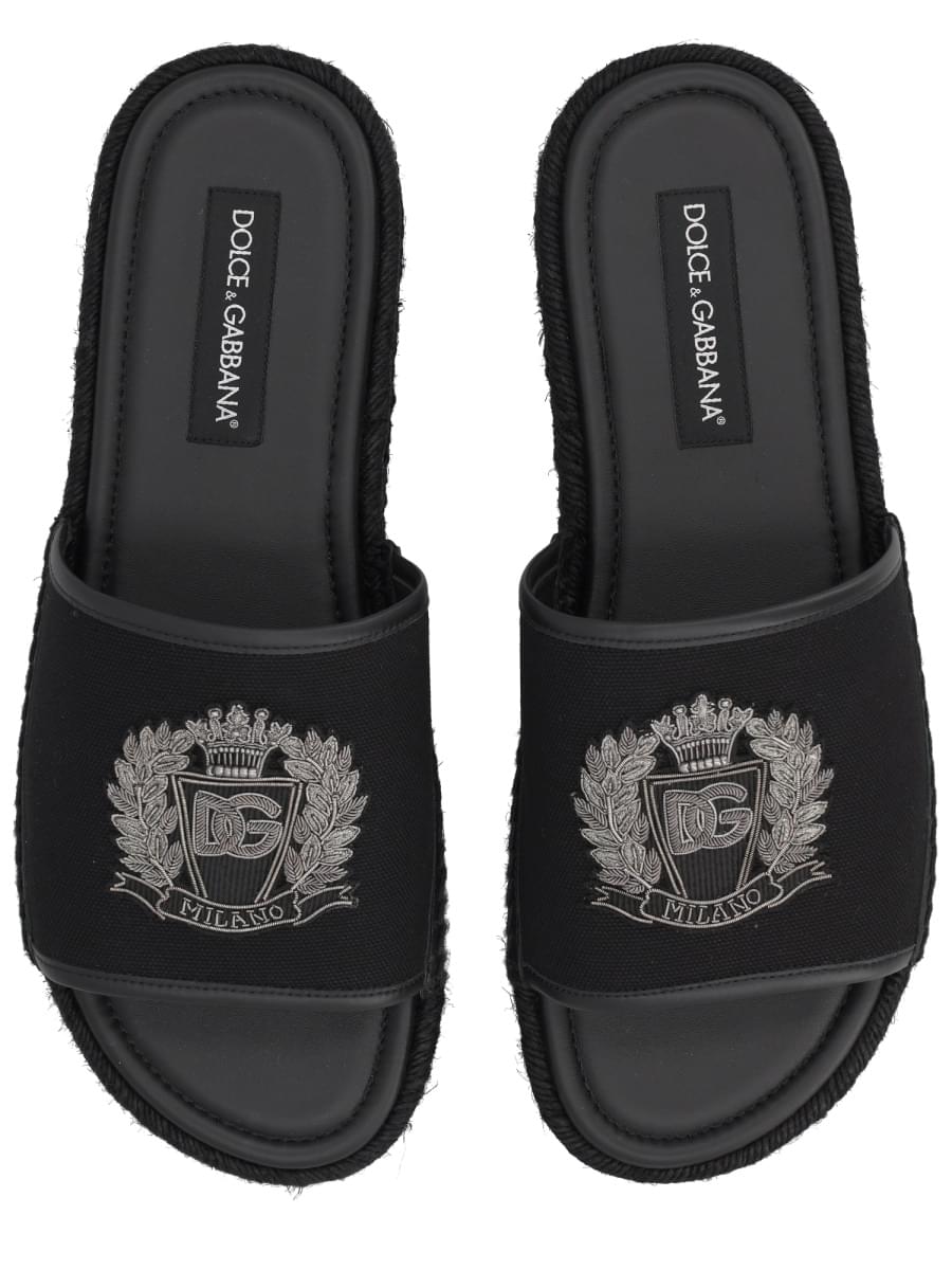 Dolce & Gabbana Men Espadrille With Logo DOLCE & GABBANA