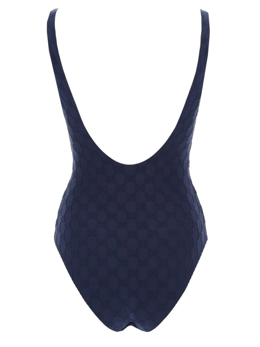 Gucci Women "Gg" Weave One Piece Swimsuit GUCCI