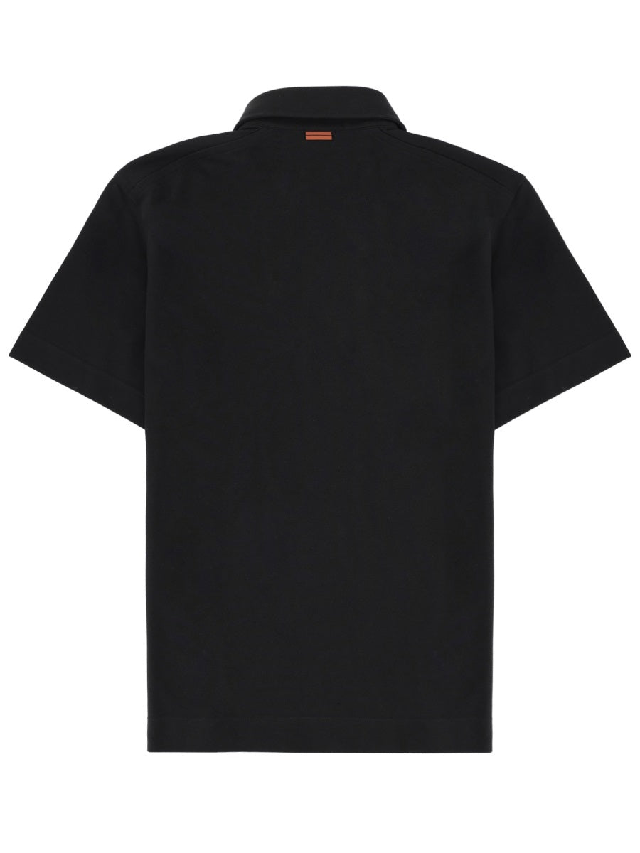 Zegna Men Regular Fit Polo Shirt ZEGNA
