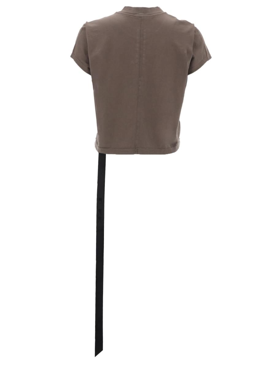 Rick Owens Drkshdw Women "Cropped Small Level T" T-Shirt RICK OWENS