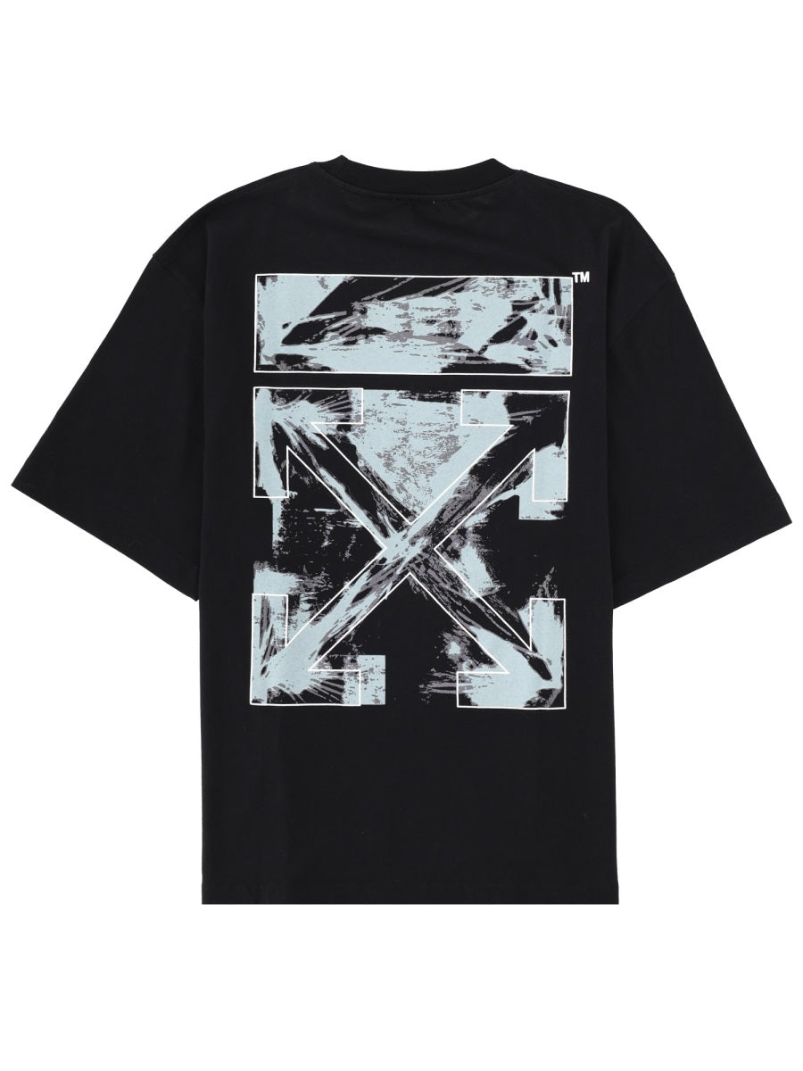 Off-White Men T-Shirt With Logo OFF-WHITE
