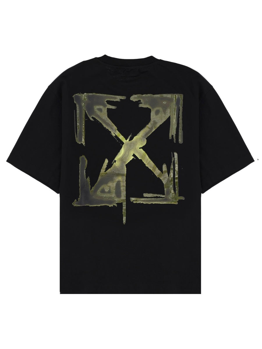 Off-White Men T-Shirt With Logo OFF-WHITE