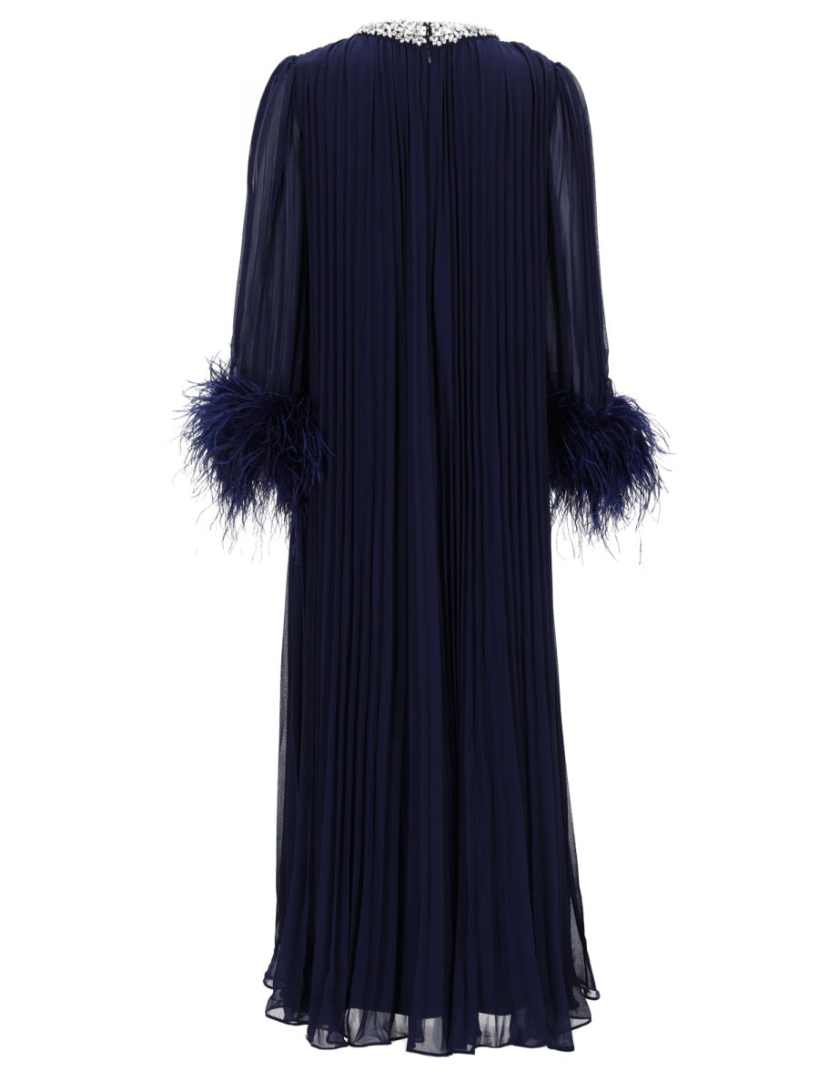 Self-Portrait Women Chiffon Midi Dress SELF-PORTRAIT