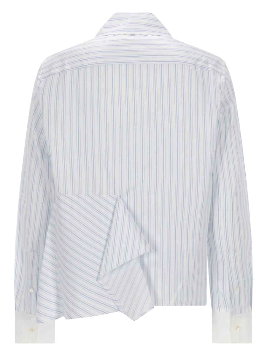 Jw Anderson Women Asymmetrical Shirt With Draping J.W. ANDERSON