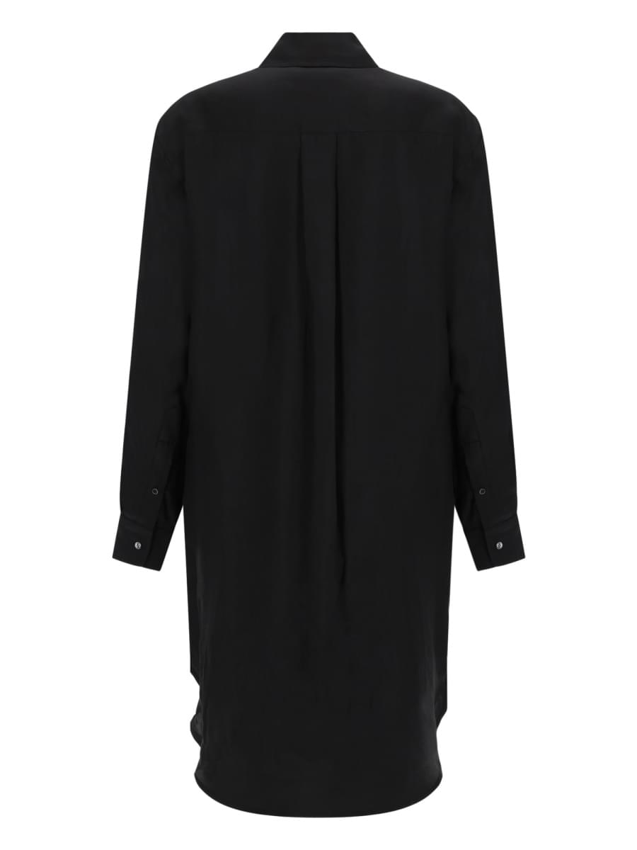 Jw Anderson Women "Tuxedo Drape" Midi Dress J.W. ANDERSON