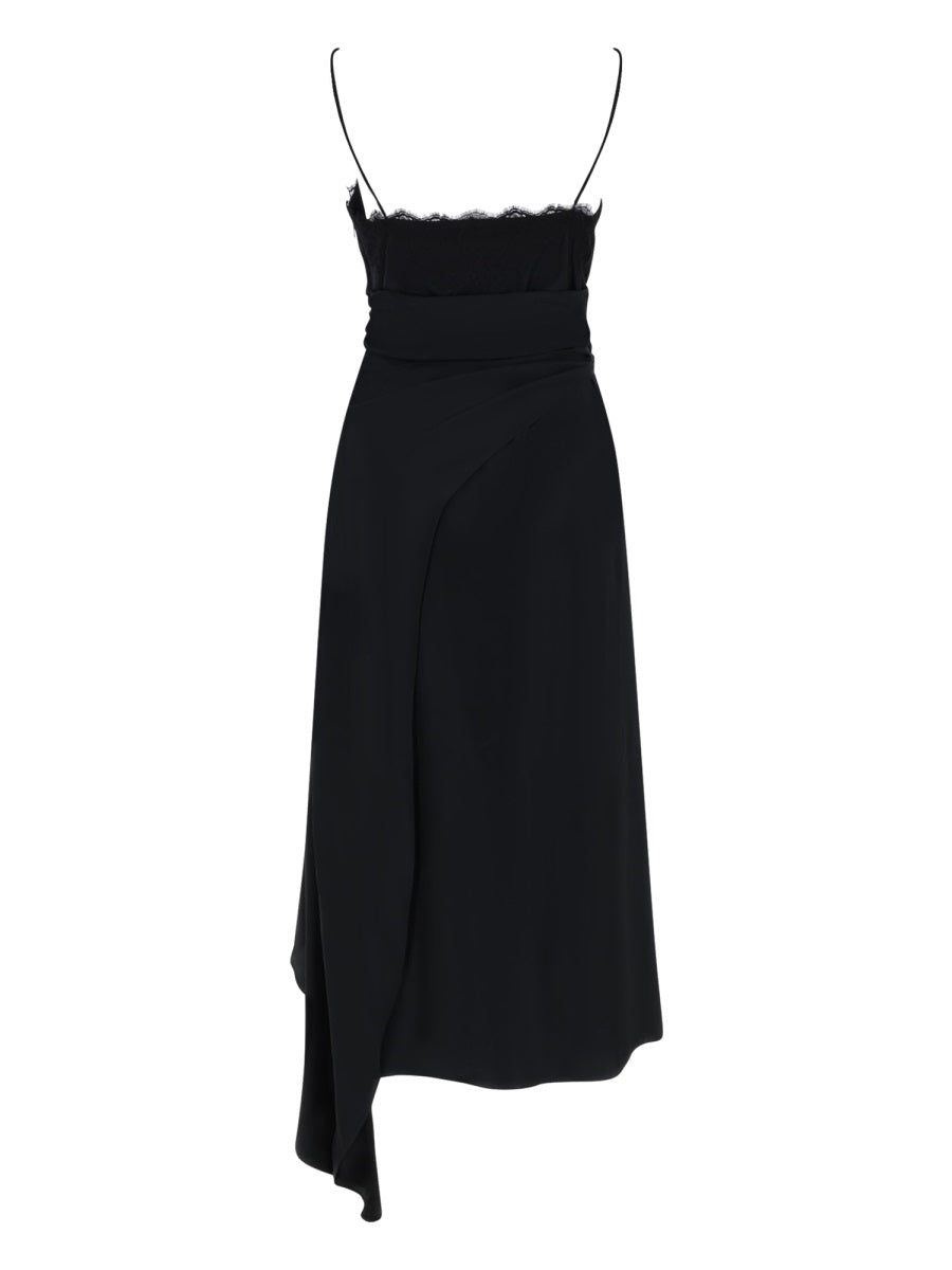 Moschino Women Midi Dress With Lace MOSCHINO