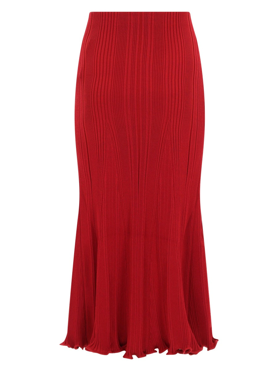 Self-Portrait Women Viscose Midi Skirt SELF-PORTRAIT
