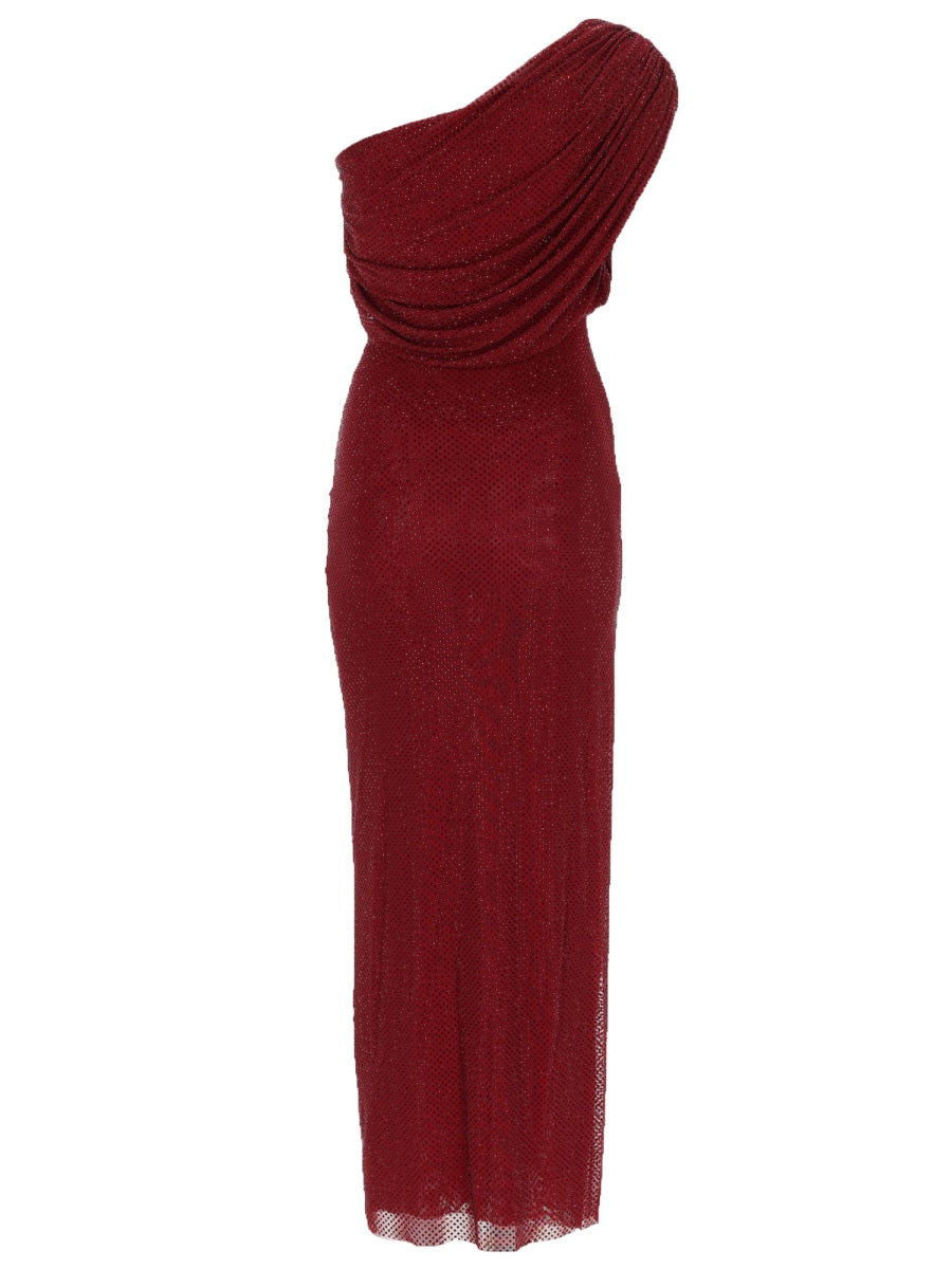 Self-Portrait Women Midi Dress With Rhinestones SELF-PORTRAIT