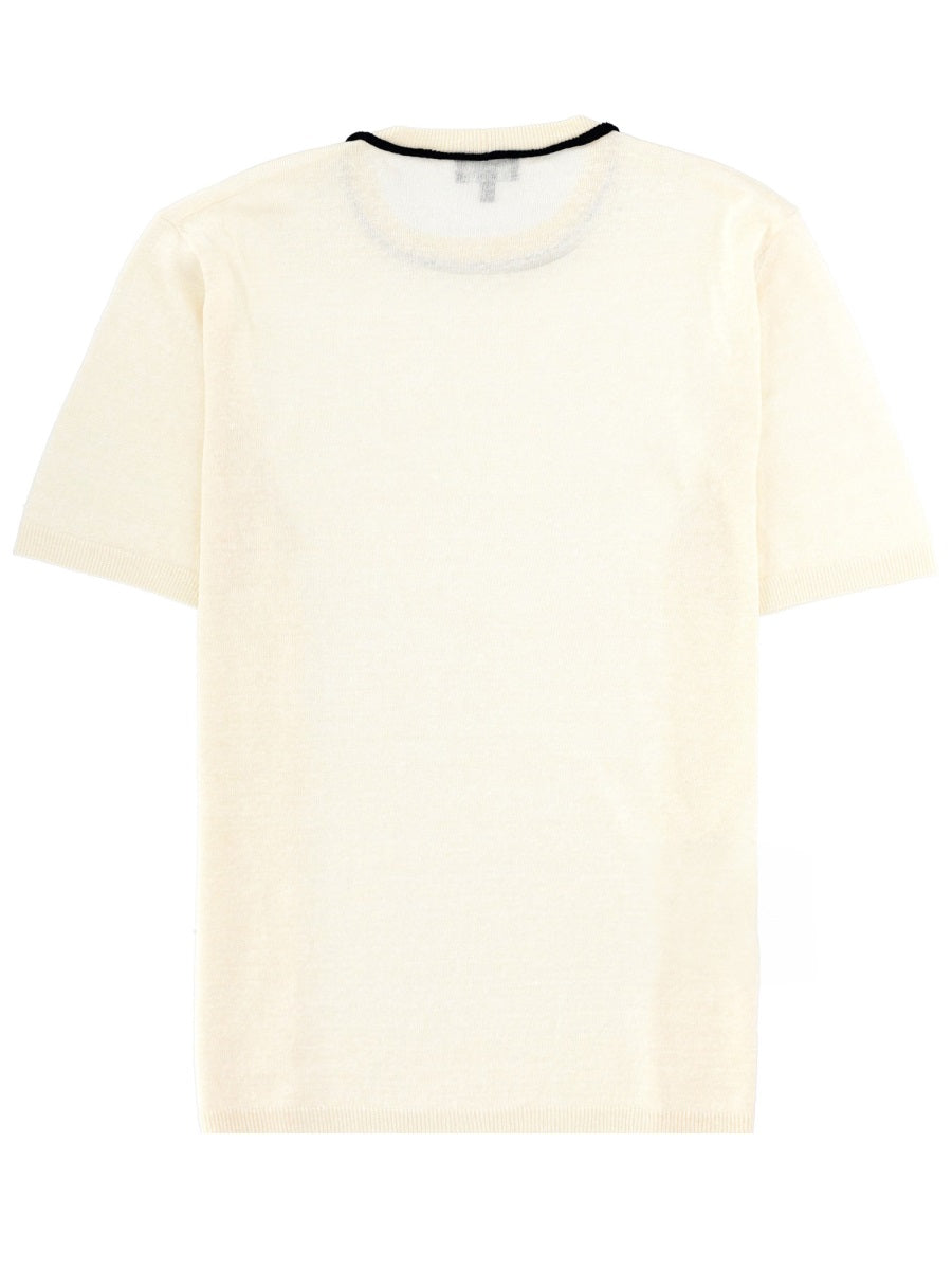 Giorgio Armani Men Linen And Silk T-Shirt GIORGIO ARMANI