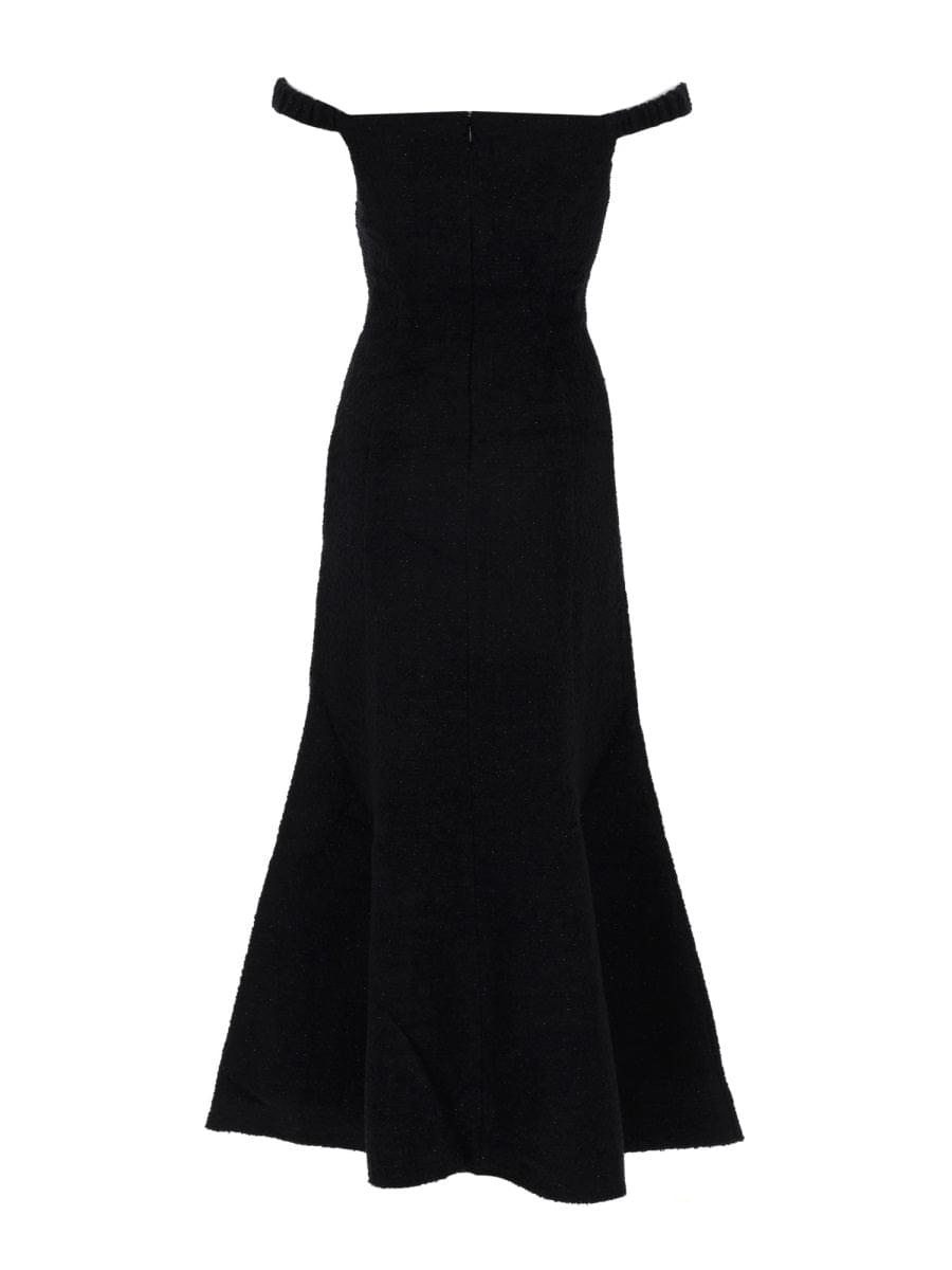 Self-Portrait Women Boucle Midi Dress SELF-PORTRAIT