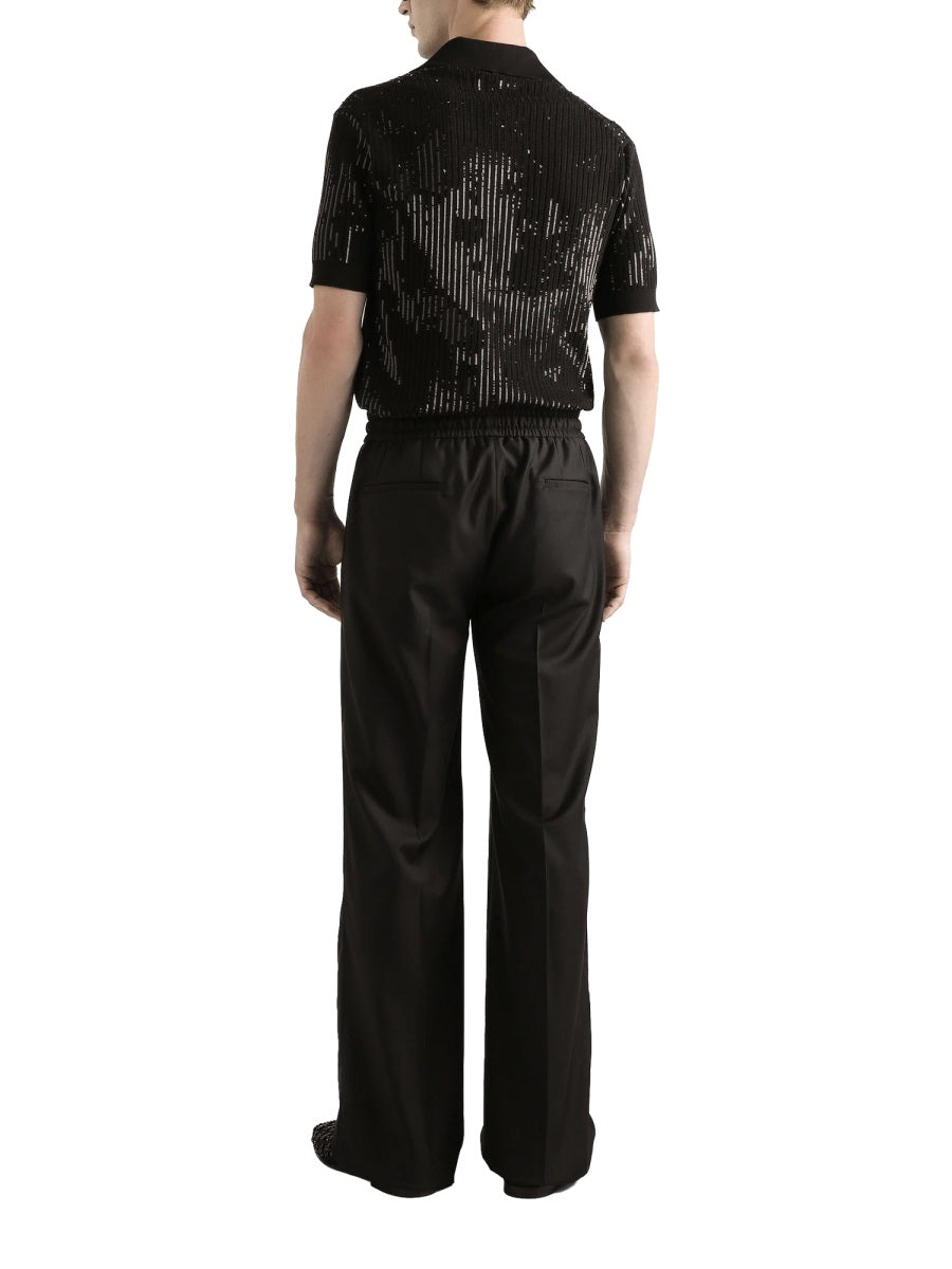 Dolce & Gabbana Men Wool Knit Jogging Pants DOLCE & GABBANA