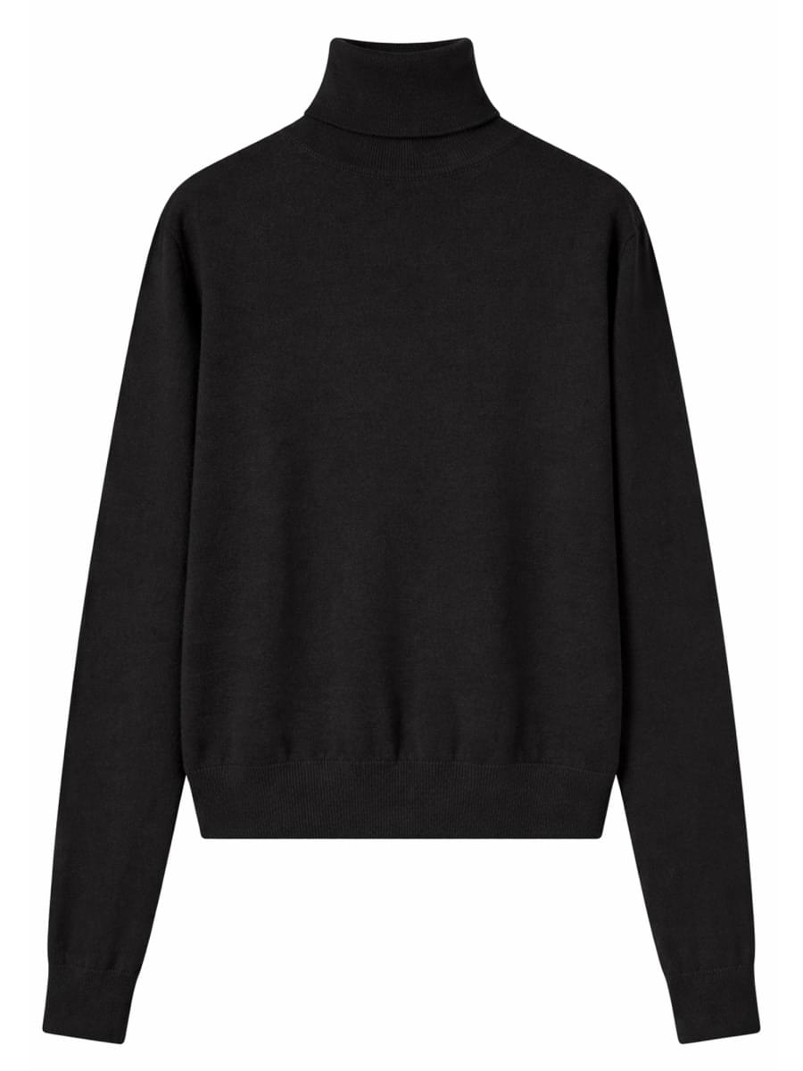 Gucci Women Wool Turtleneck With Embroidery GUCCI