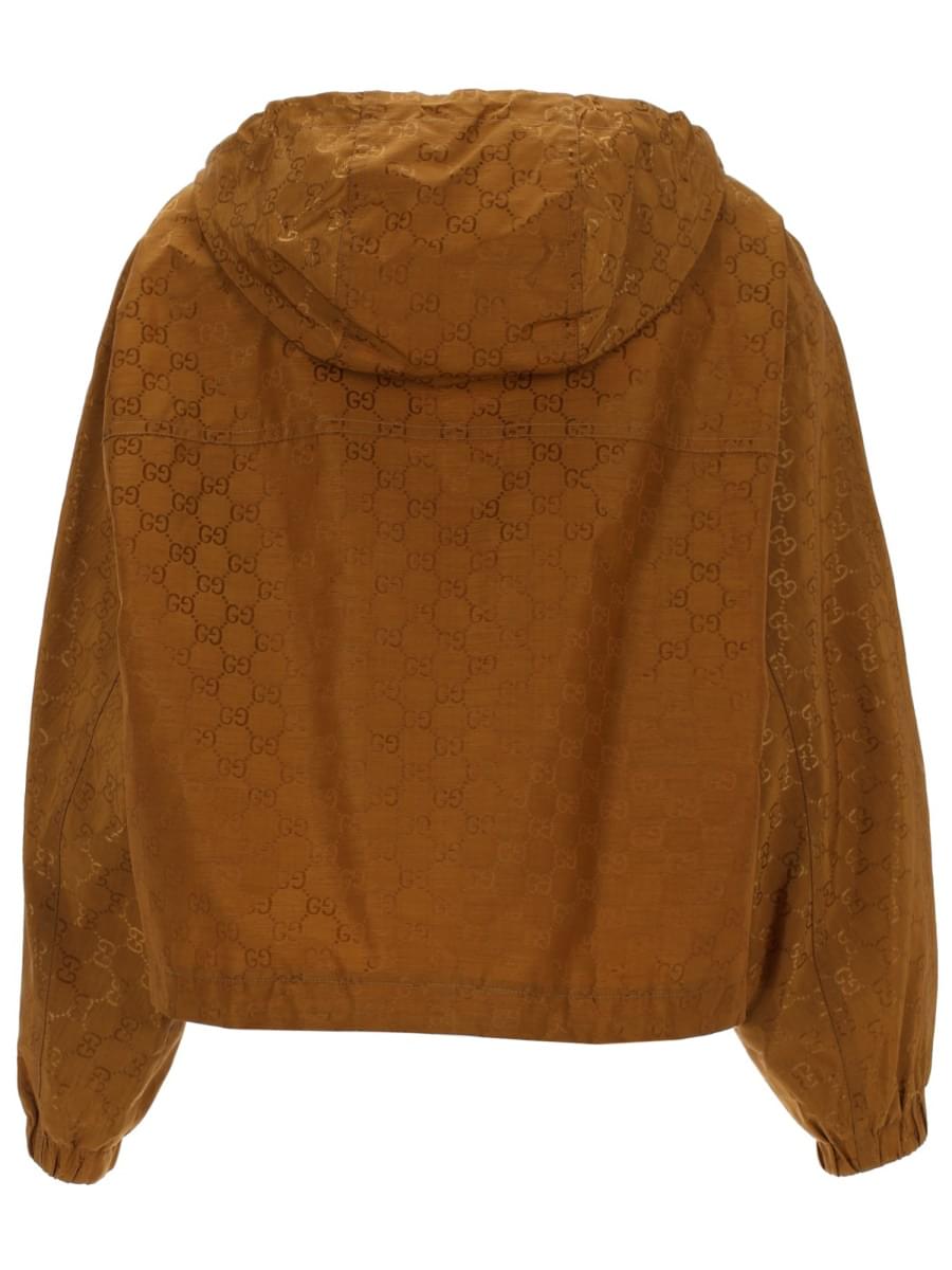 Gucci Women Gg Fabric Bomber Jacket GUCCI