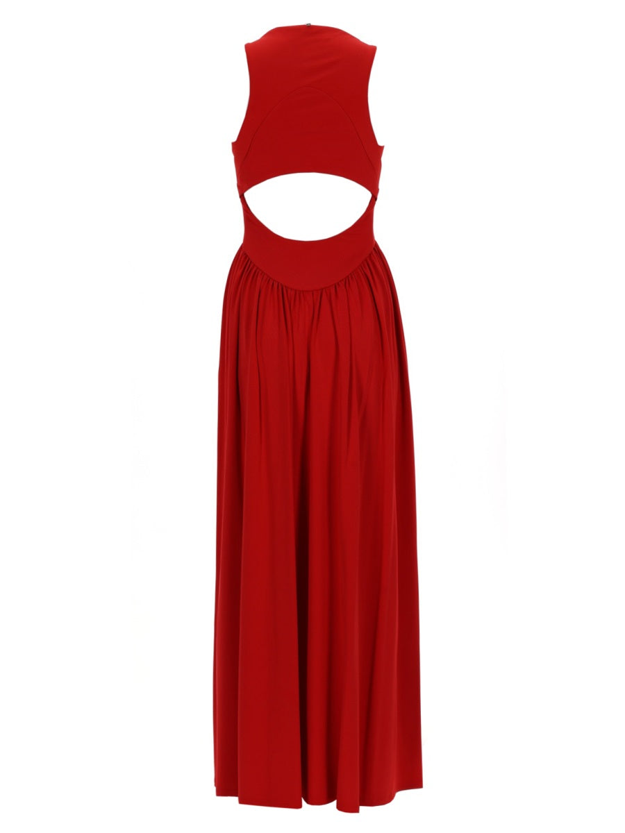 Sportmax Women Crepe Jersey Long Dress SPORTMAX