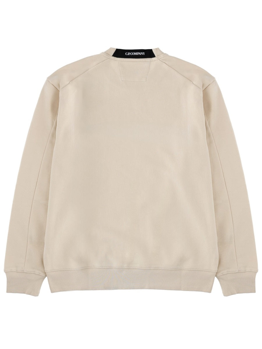 C.P. Company Men Sweatshirt With Logo Patch