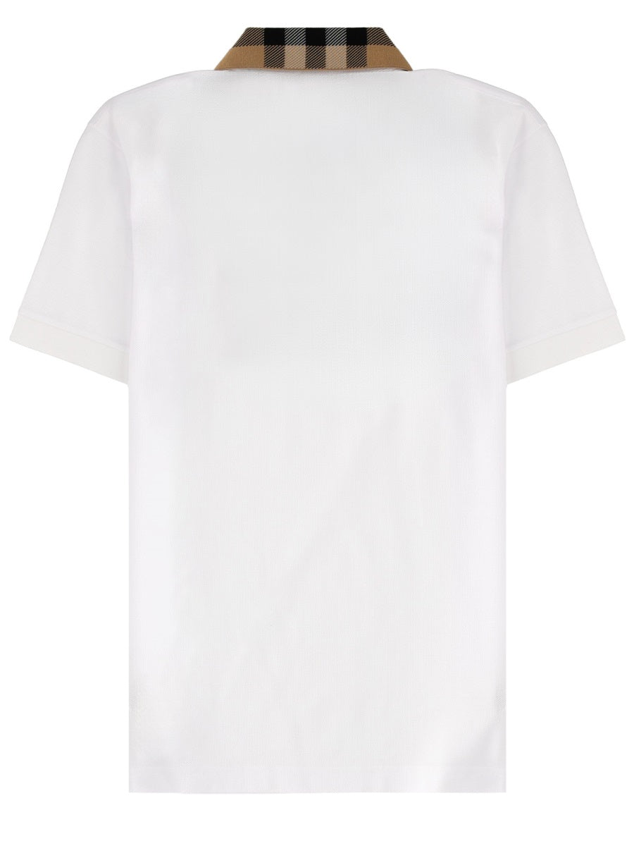 Burberry Men Cotton Pique Polo BURBERRY
