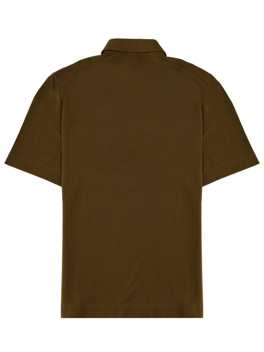 Zegna Men Regular Fit Polo Shirt ZEGNA