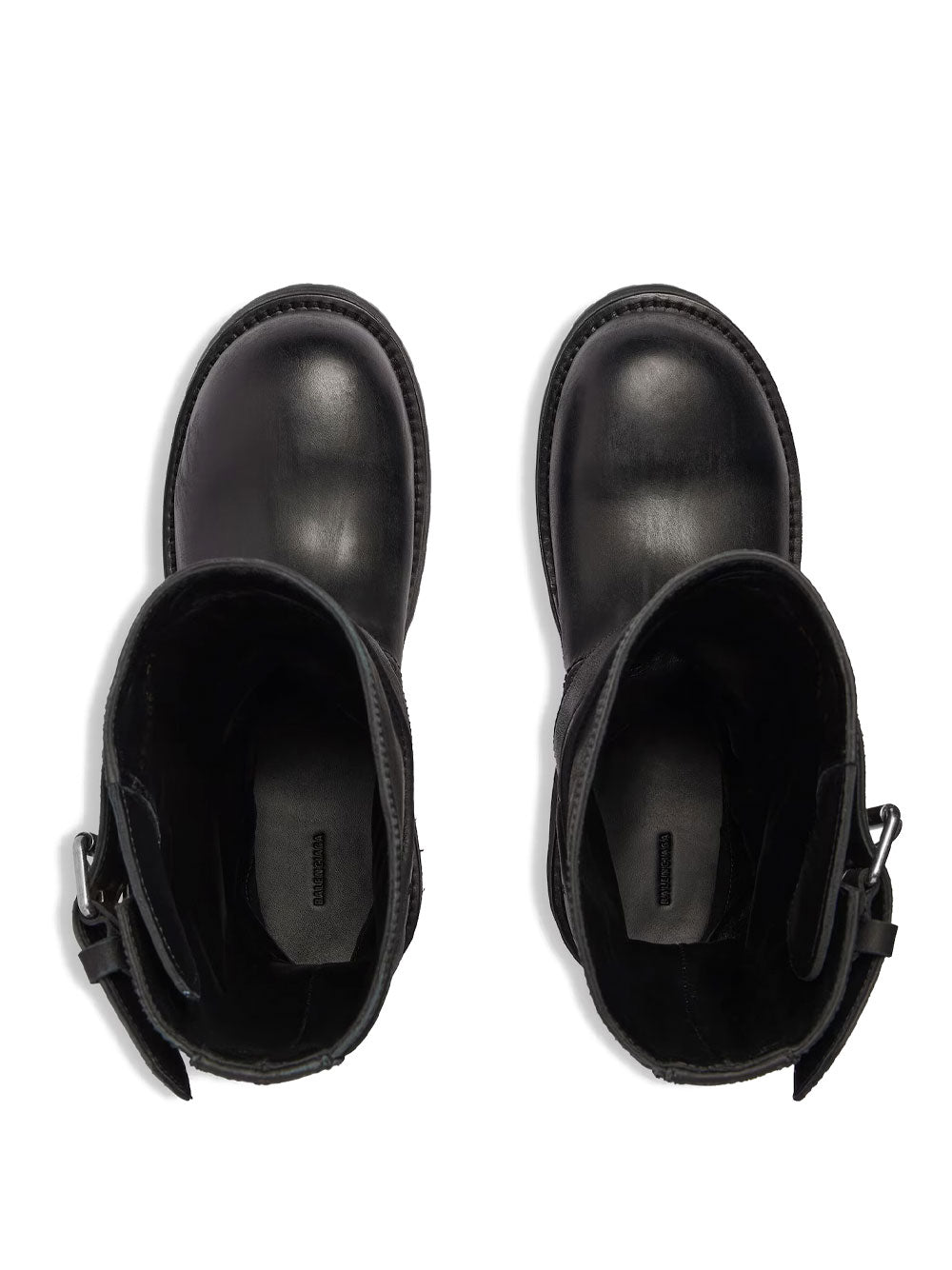 Balenciaga Women Venom Boots In Worn-Out Effect Leather BALENCIAGA