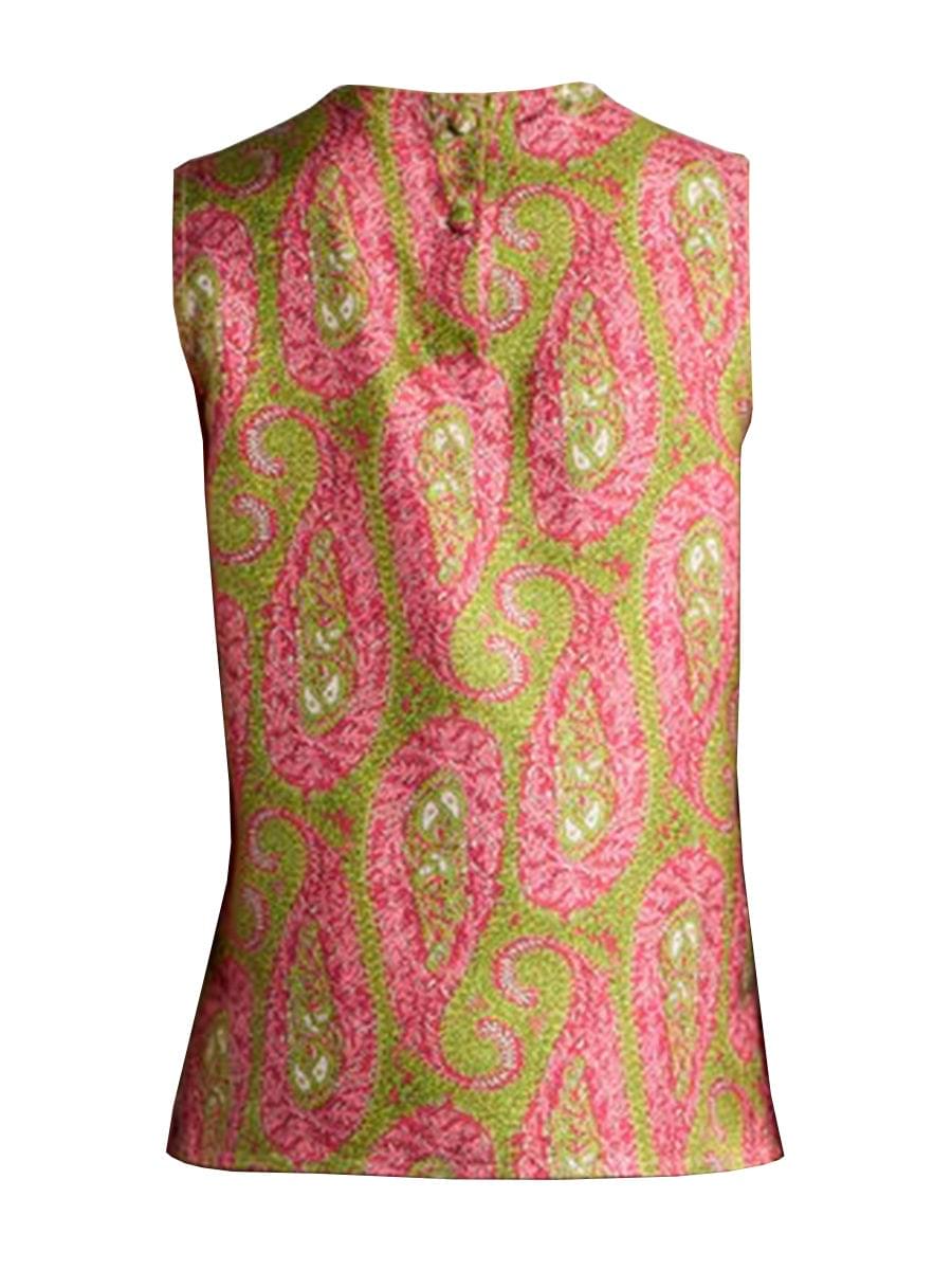 Etro Women Paisley Foliage Pattern Top ETRO