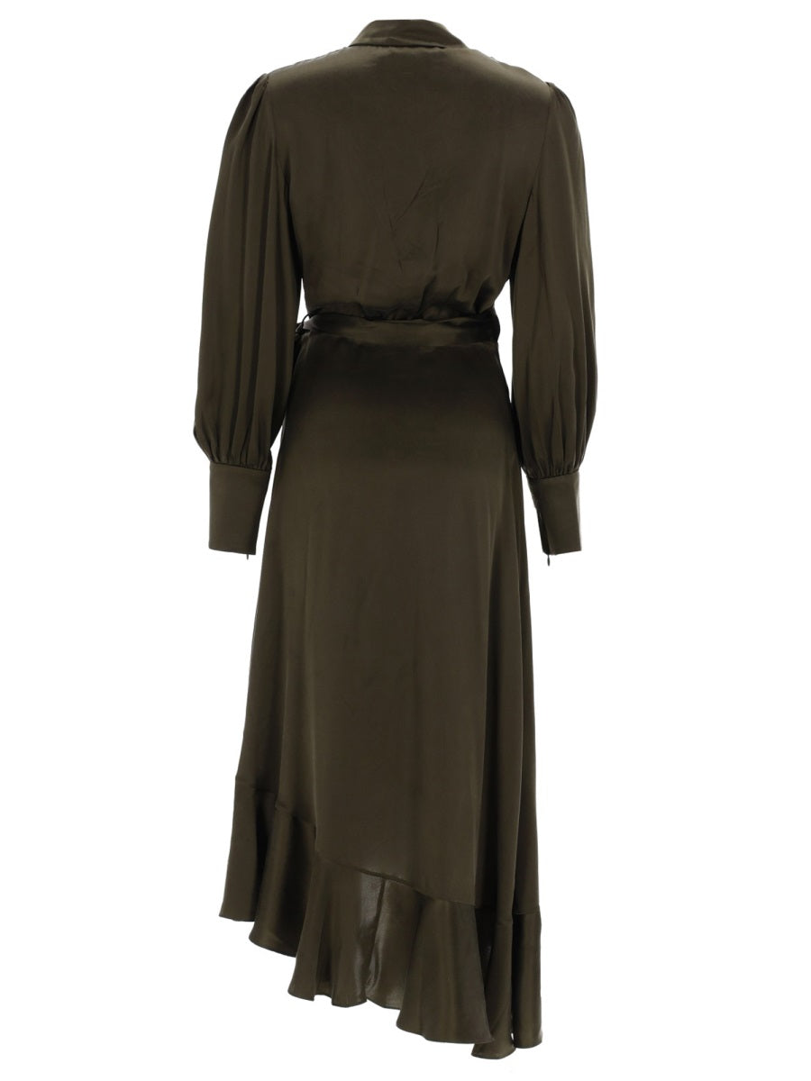 Zimmermann Women Abito Midi In Seta ZIMMERMANN
