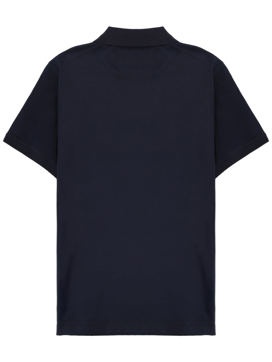 Belstaff Men Polo "Steel" Con Patch Logo BELSTAFF