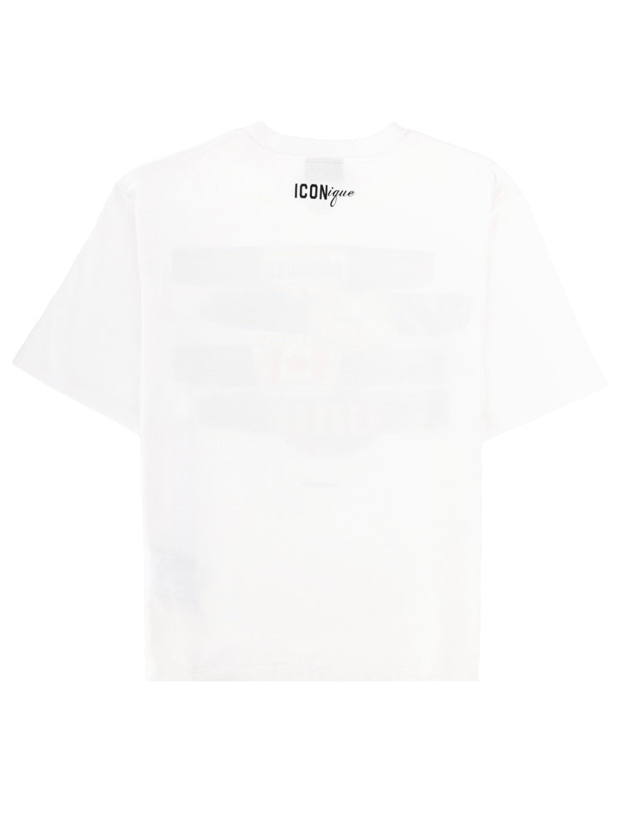 Dsquared Men T-Shirt Con Stampa DSQUARED2