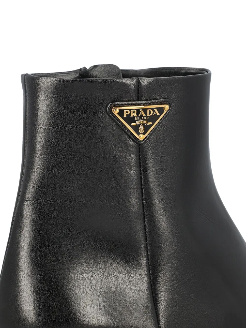 Prada Women Leather Pointed Ankle Boots PRADA