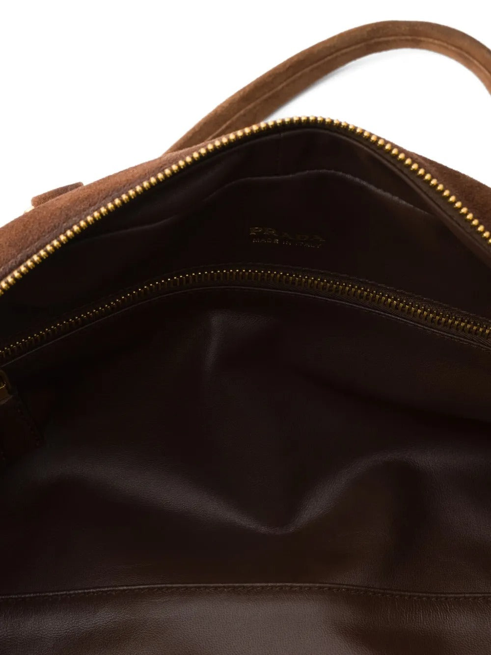 Prada Women Prada Bowling Medium Suede Bag PRADA