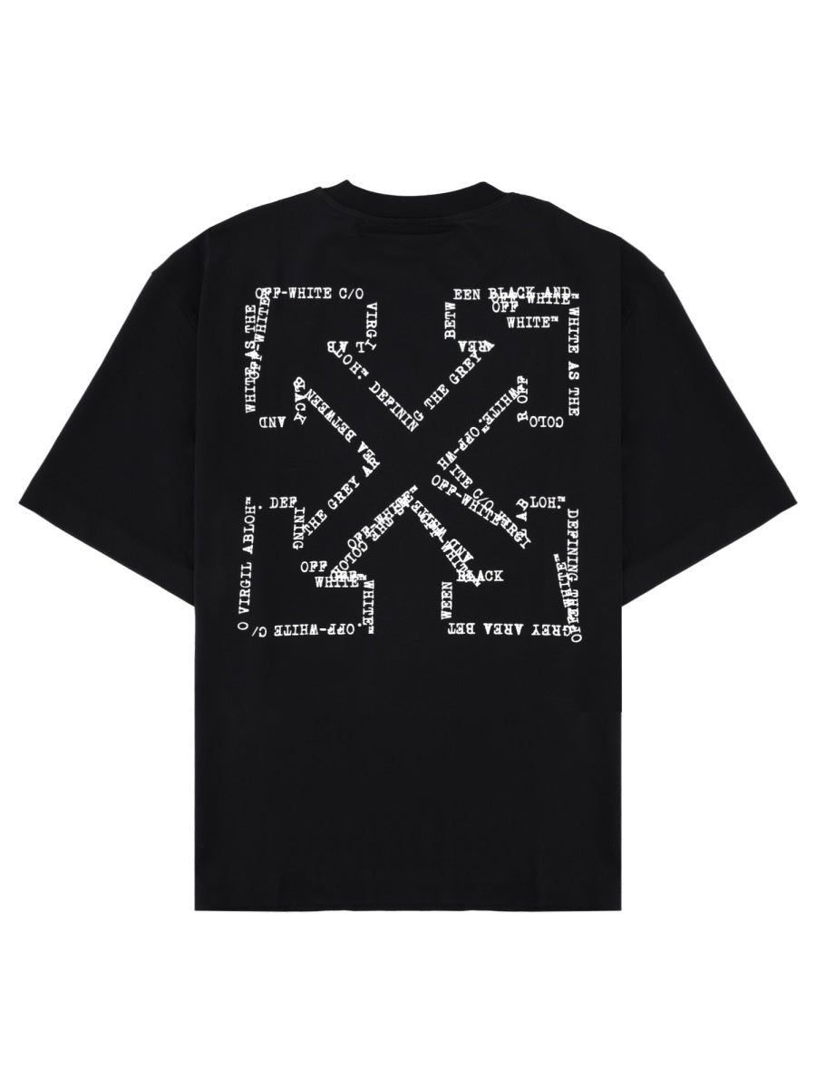 Off-White Men T-Shirt Con Logo