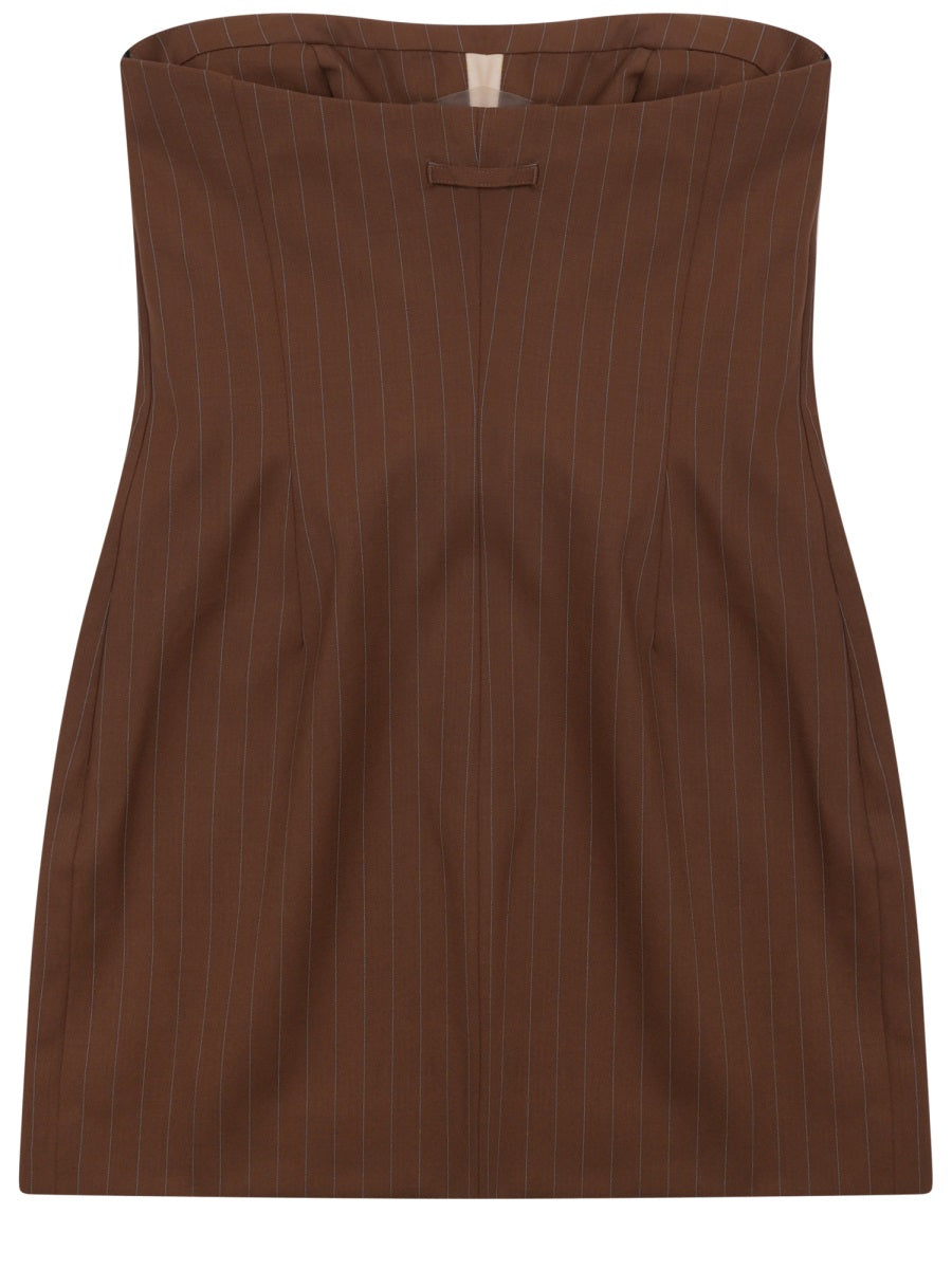 Jean Paul Gaultier Women Miniabito Sartoriale A Righe JEAN PAUL GAULTIER