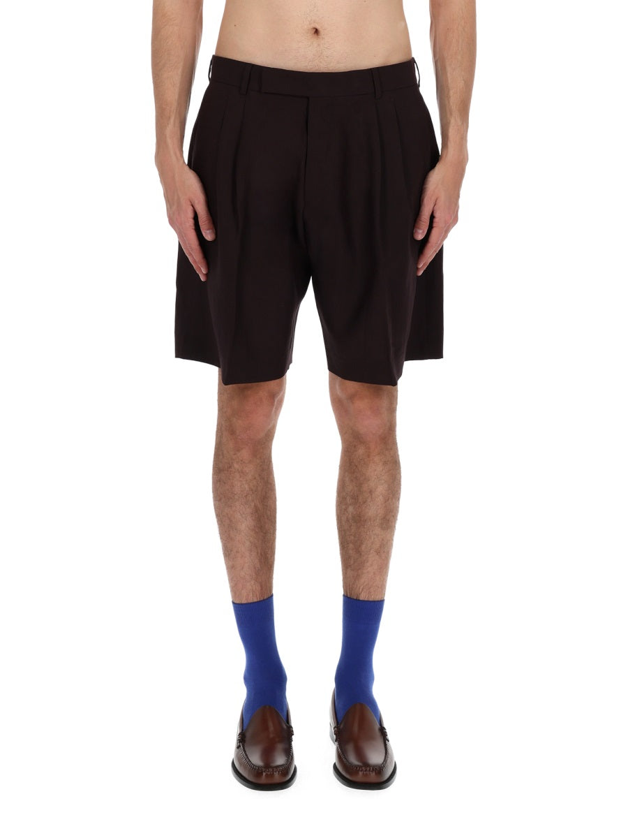 Paul Smith Men Shorts In Lino PAUL SMITH