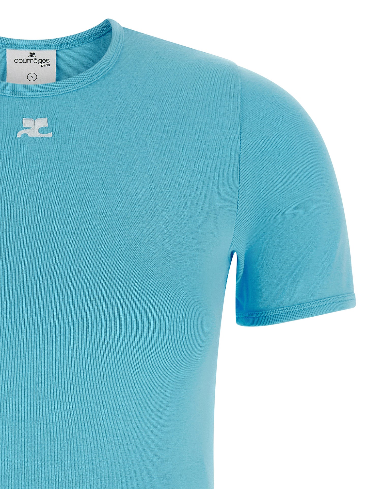 Courreges Women 'Signature Contrast' T-Shirt COURREGES