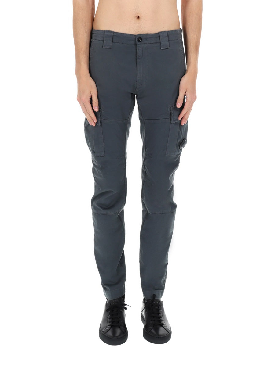 C.P. Company Men Pantalone Cargo Con Patch Logo C.P. COMPANY