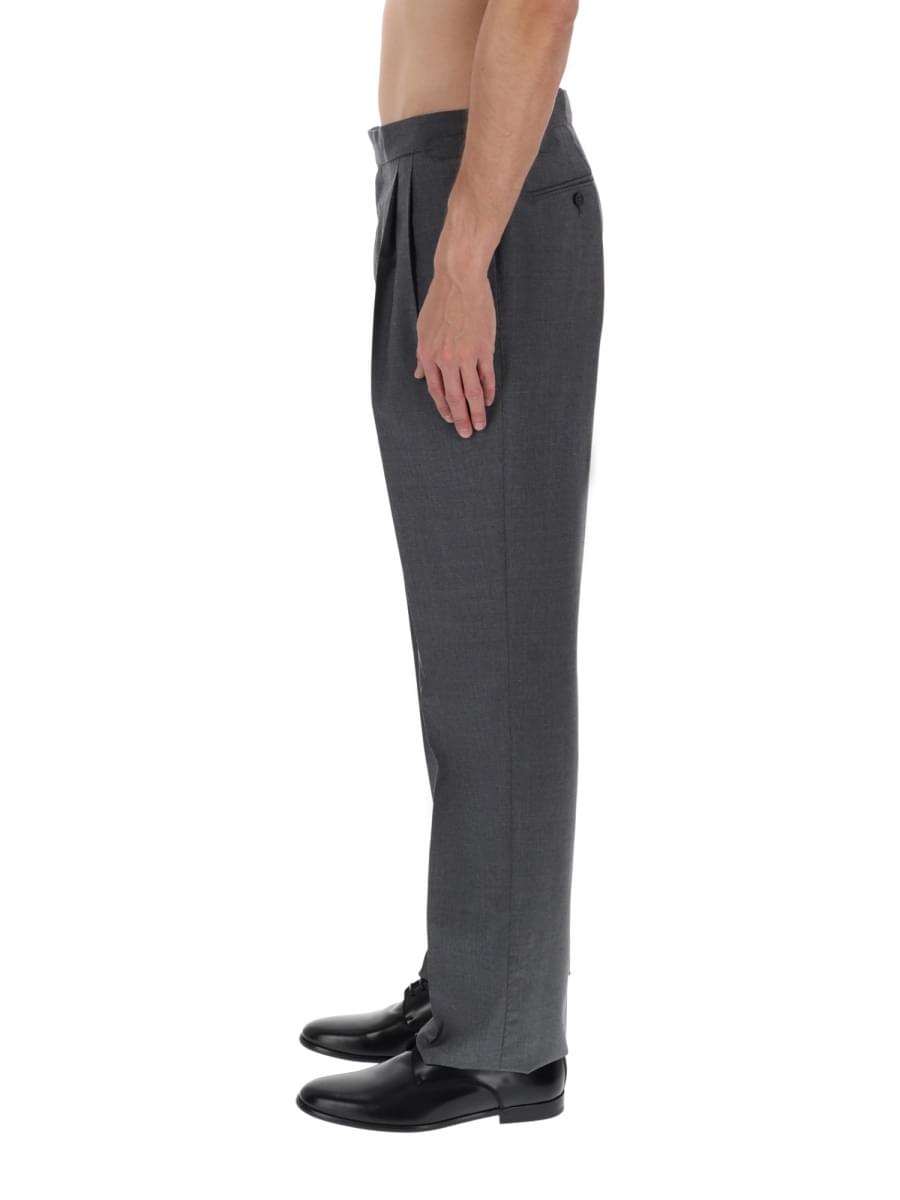 Dolce & Gabbana Men Wool Canvas Pants DOLCE & GABBANA